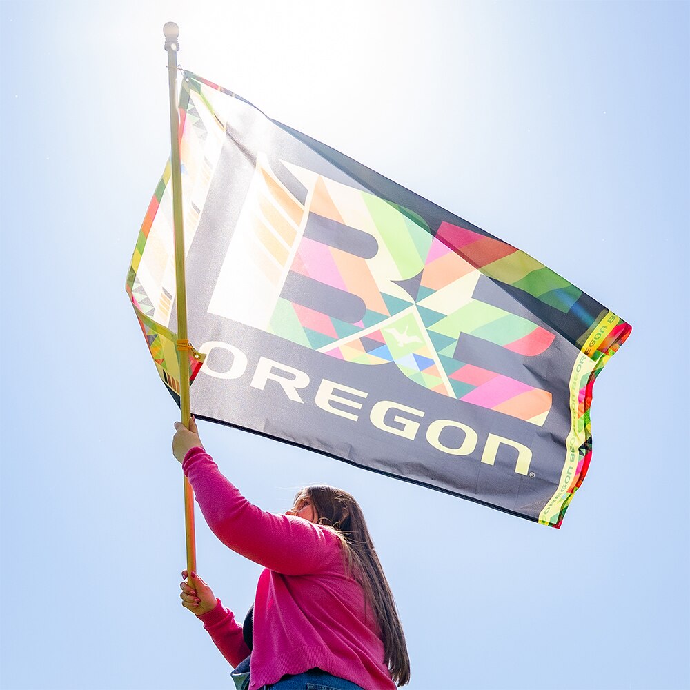 Oregon, Wincraft, Flags, Polyester, Gifts, Multi-color, 3'x5', Sublimated, BEOregon design, 960600